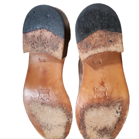 MENS ITALIAN LEATHER BROQUE SHOES ( SIZE 39.5) - Picture 6 of 6